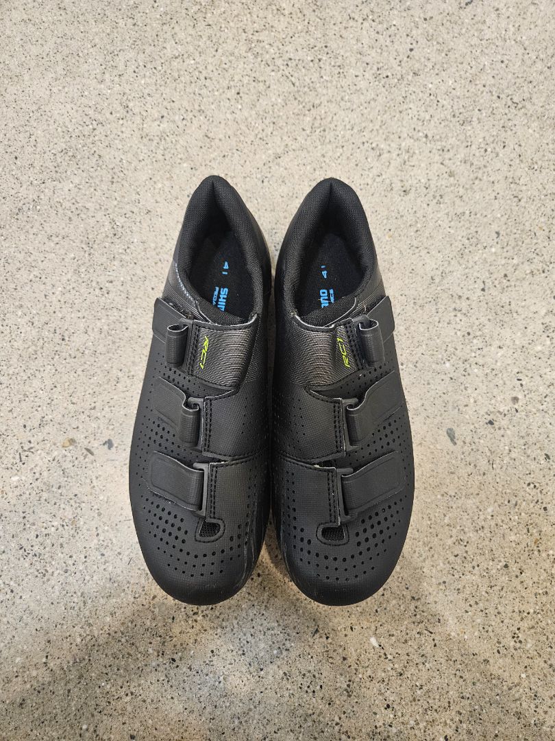 Black Shimano Road Cycling Shoes, EU 41