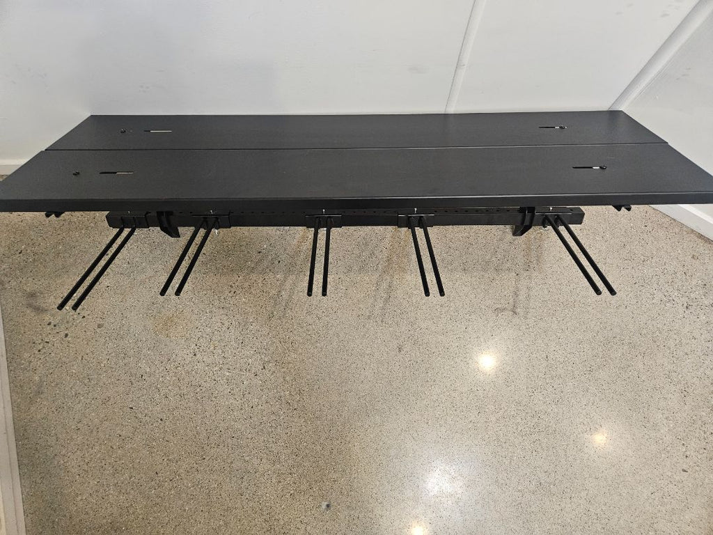 Black  Vertical ski rack