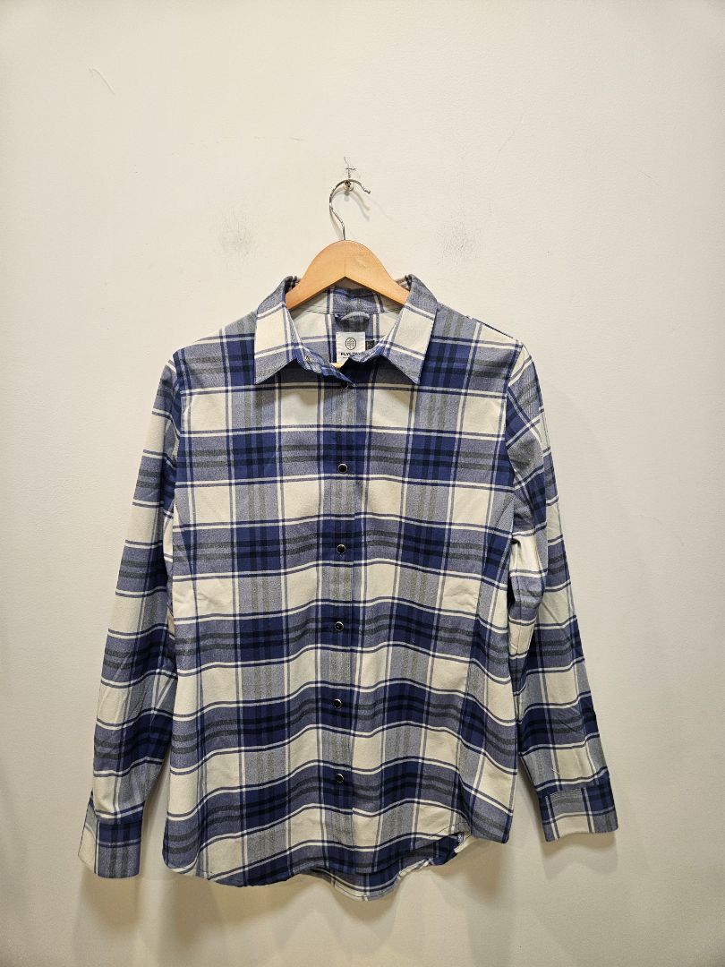 Blue Flylow Tech flannel shirt, M