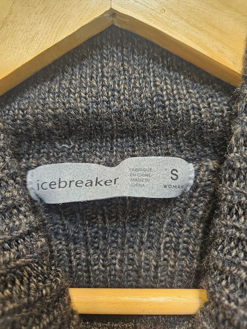 Grey Icebreaker Merino knit sweater, S