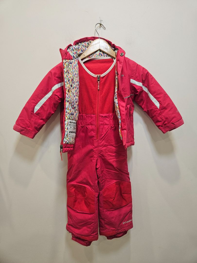 Pink Columbia Kids Snowsuit, T3