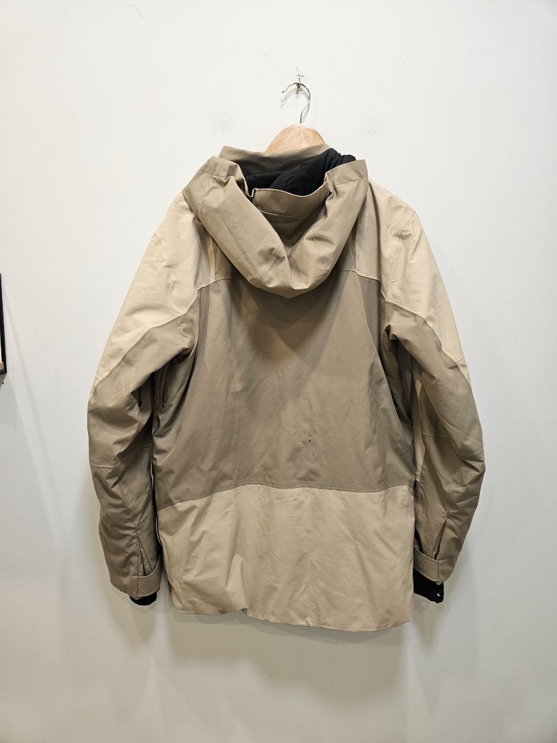 Beige Spyder Insulated Ski Jacket, M