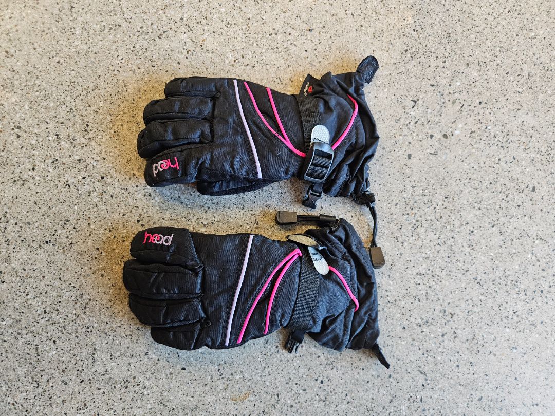 Black Head Ski gloves, Kids Medium