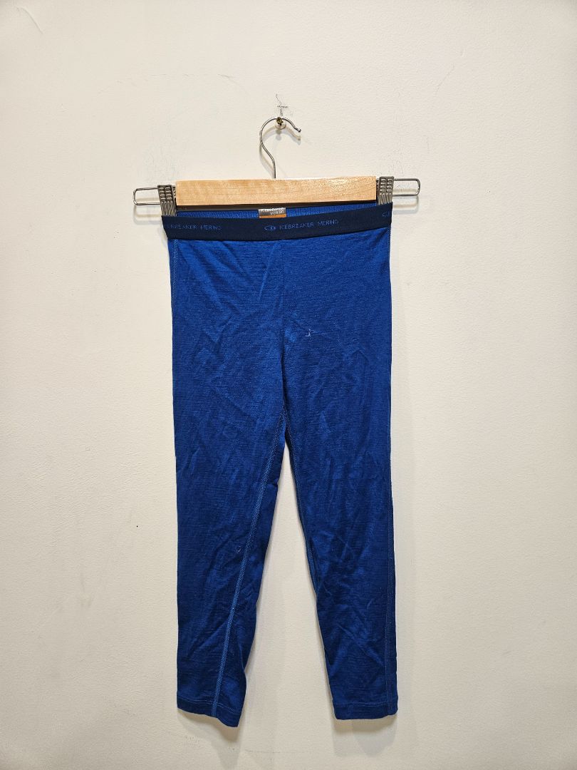 Blue Icebreaker Merino leggings, 5–6 years / 114–126 cm