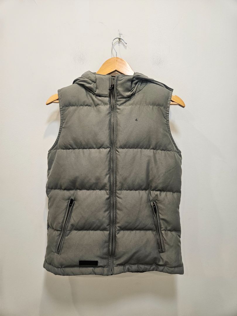 Grey Huffer Classic Down Vest, 6