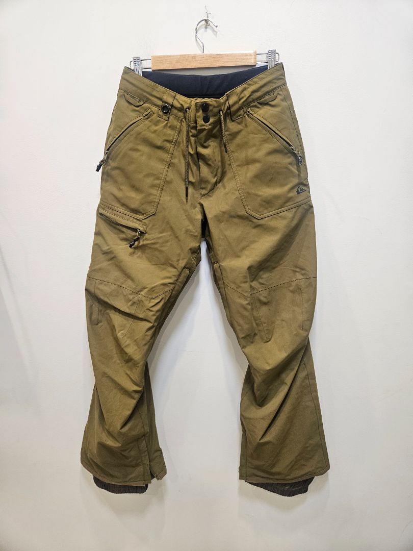 Olive Quiksilver DryFlight 15K Pants, S