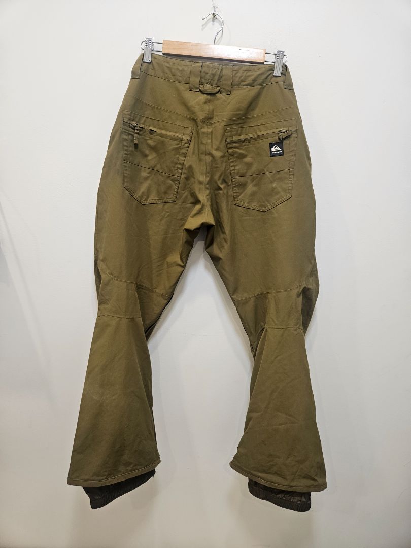 Olive Quiksilver DryFlight 15K Pants, S