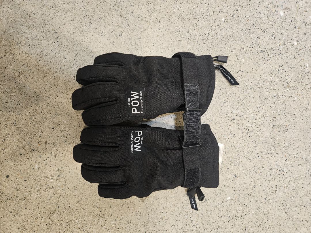 Black POW All Day Everyday Gloves, Adult / Unisex