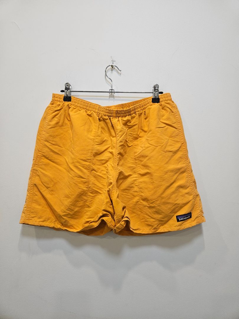 Yellow Patagonia Baggies Shorts, Mens Medium