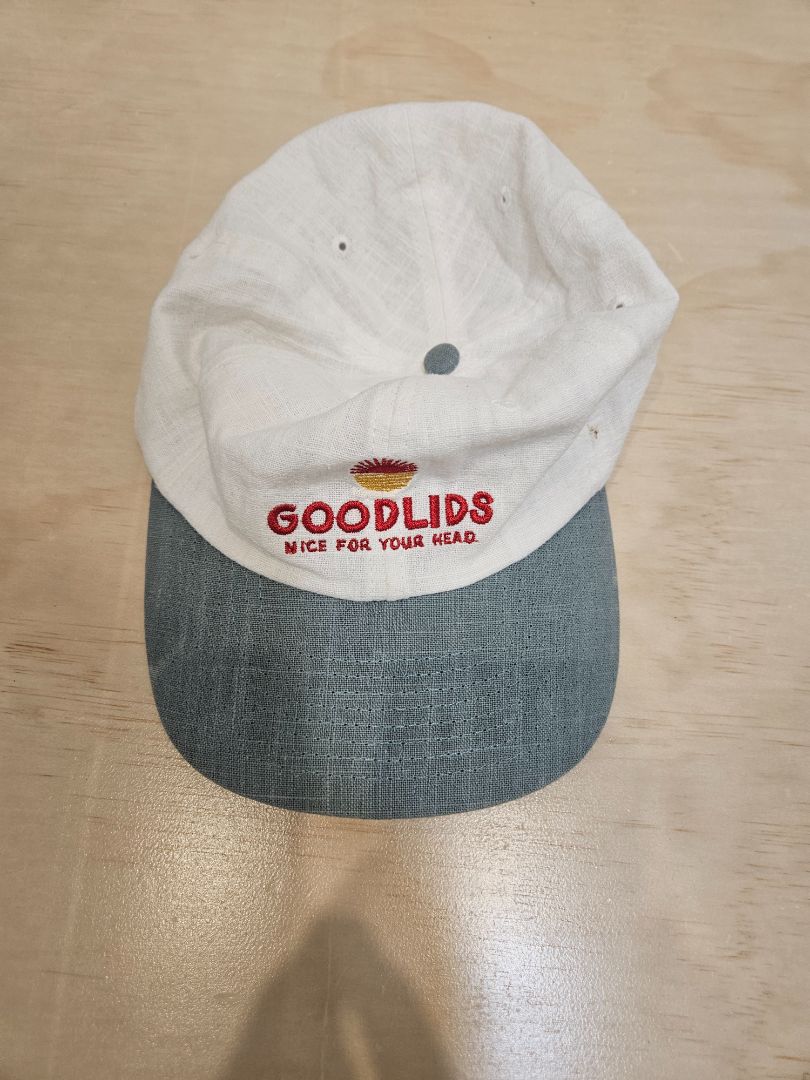 White Goodlids Hemp Cap, Adjustable
