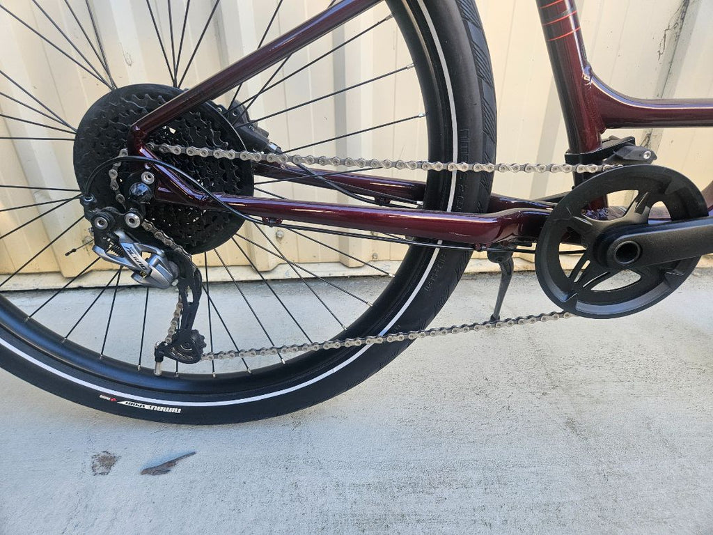 Burgundy Specialized Roll Elite Low Entry