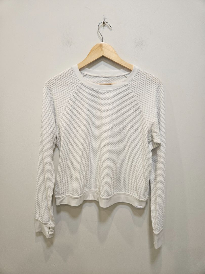White Koral Mesh Pullover, M