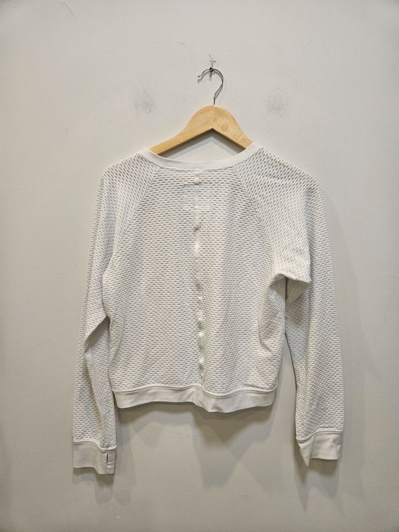 White Koral Mesh Pullover, M