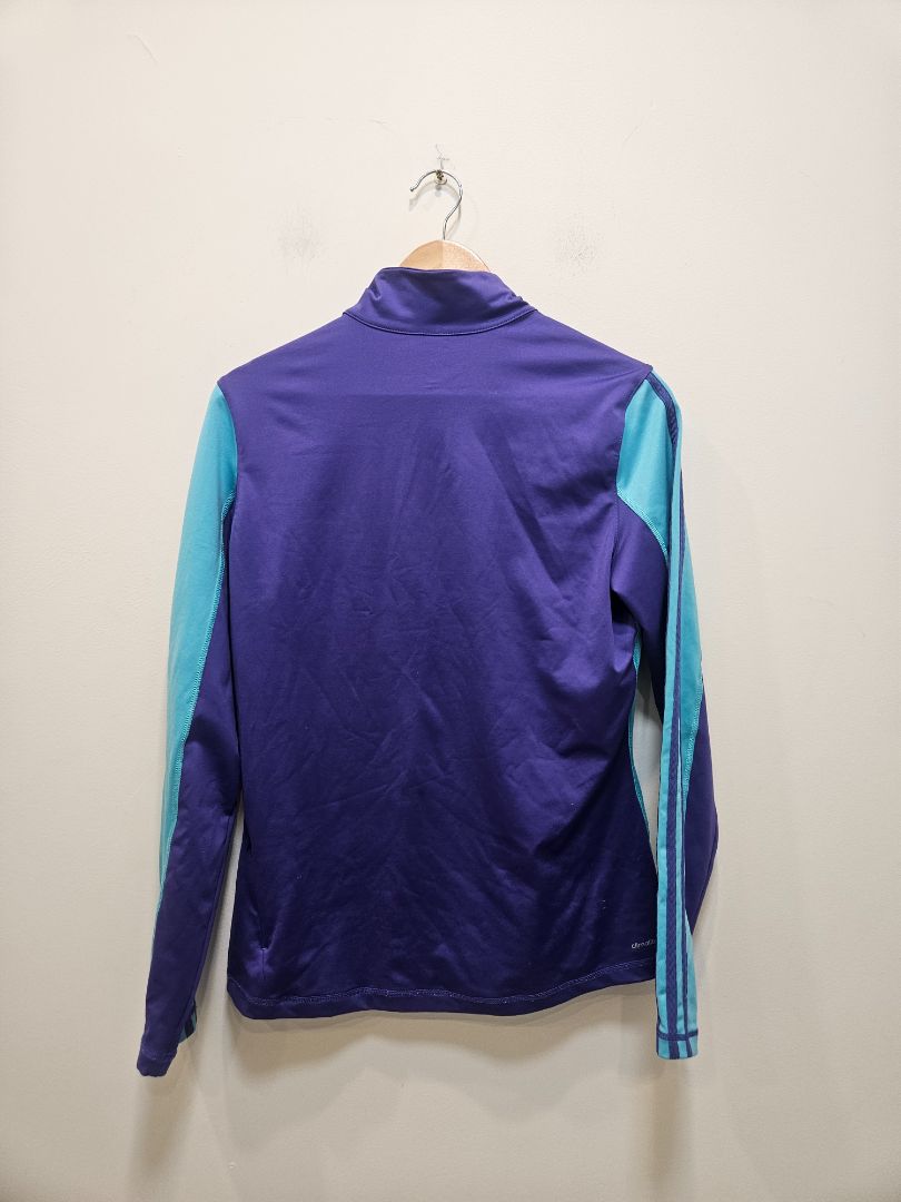 Purple Adidas Climalite Half Zip, M