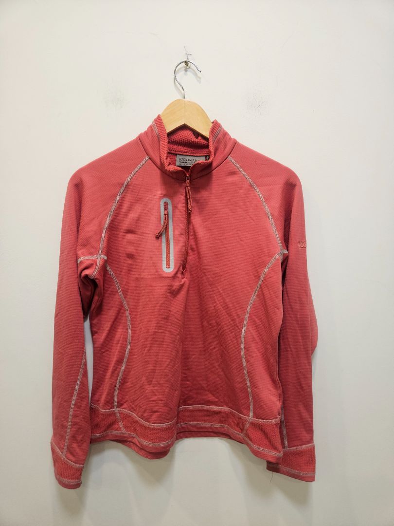 Red Kathmandu Half-Zip Fleece, 12