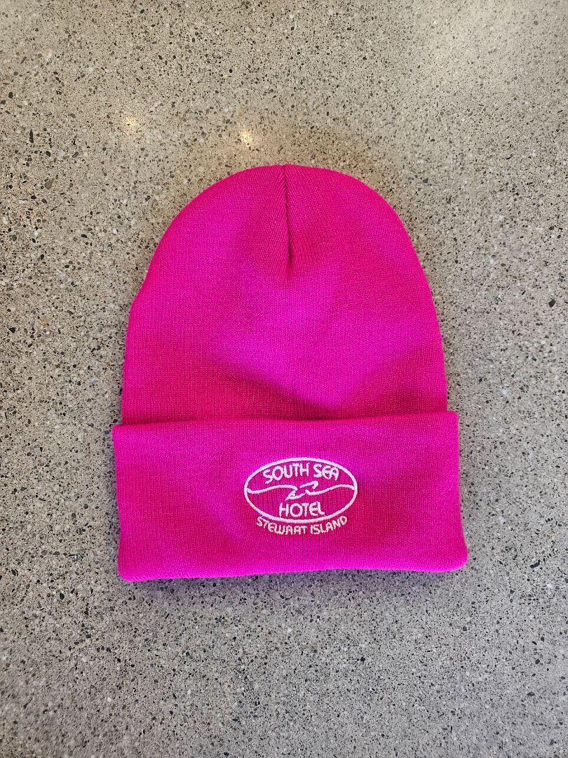 Pink South Sea Hotel Beanie, One size