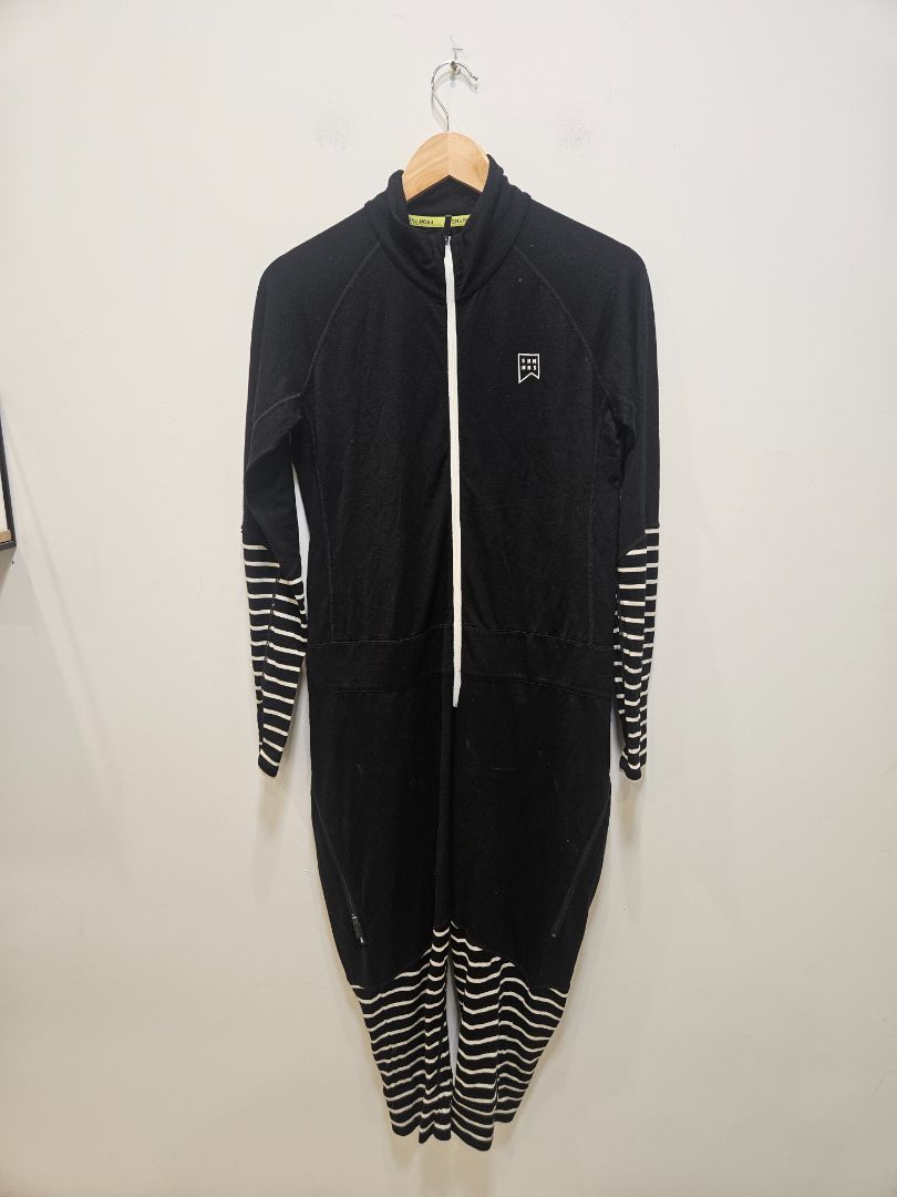 Black Mons Royale Merino Onesie, Medium