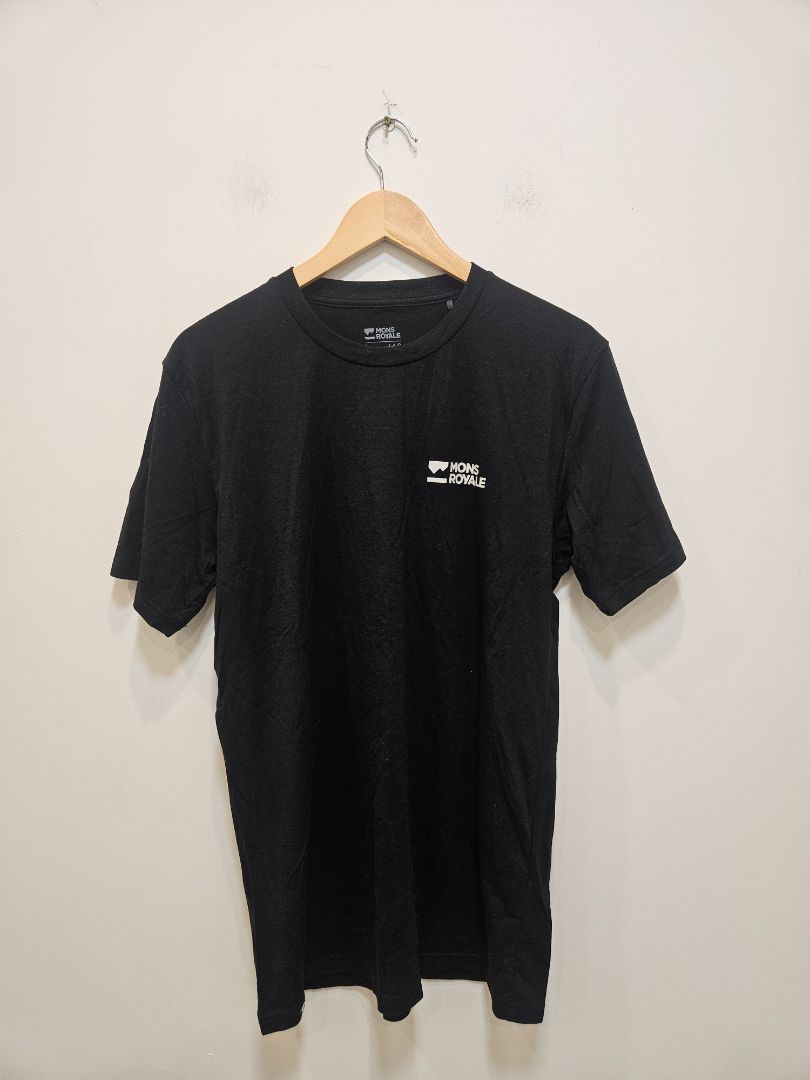 Black Mons Royale Merino Tee, Large