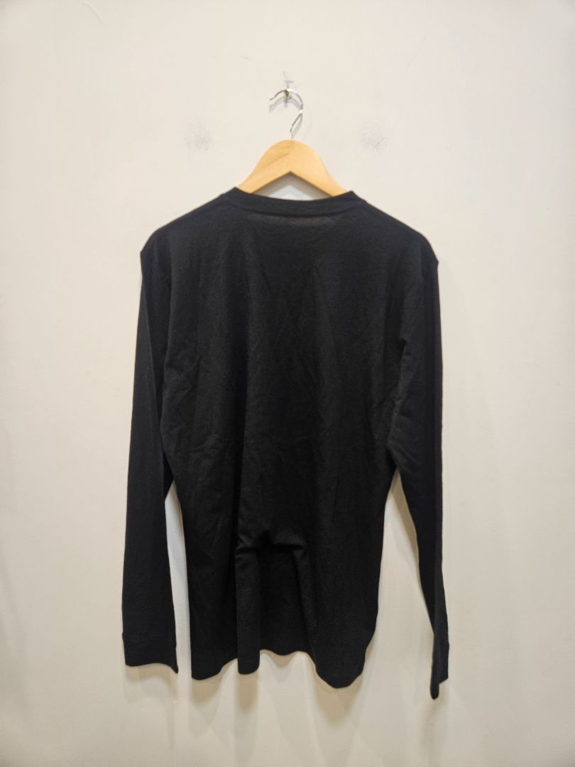 Black Mons Royale Merino Long Sleeve, Large