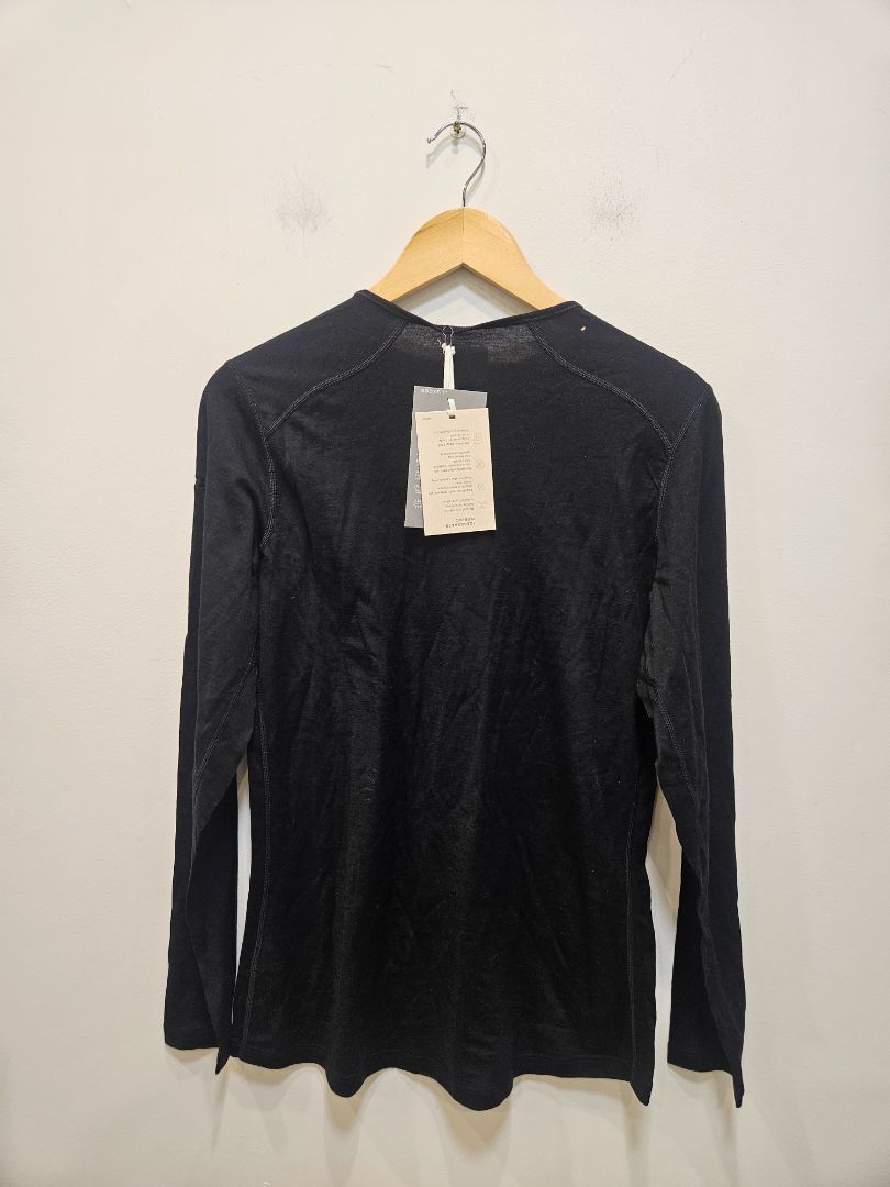 Black Icebreaker 200 Merino Long Sleeve, XL