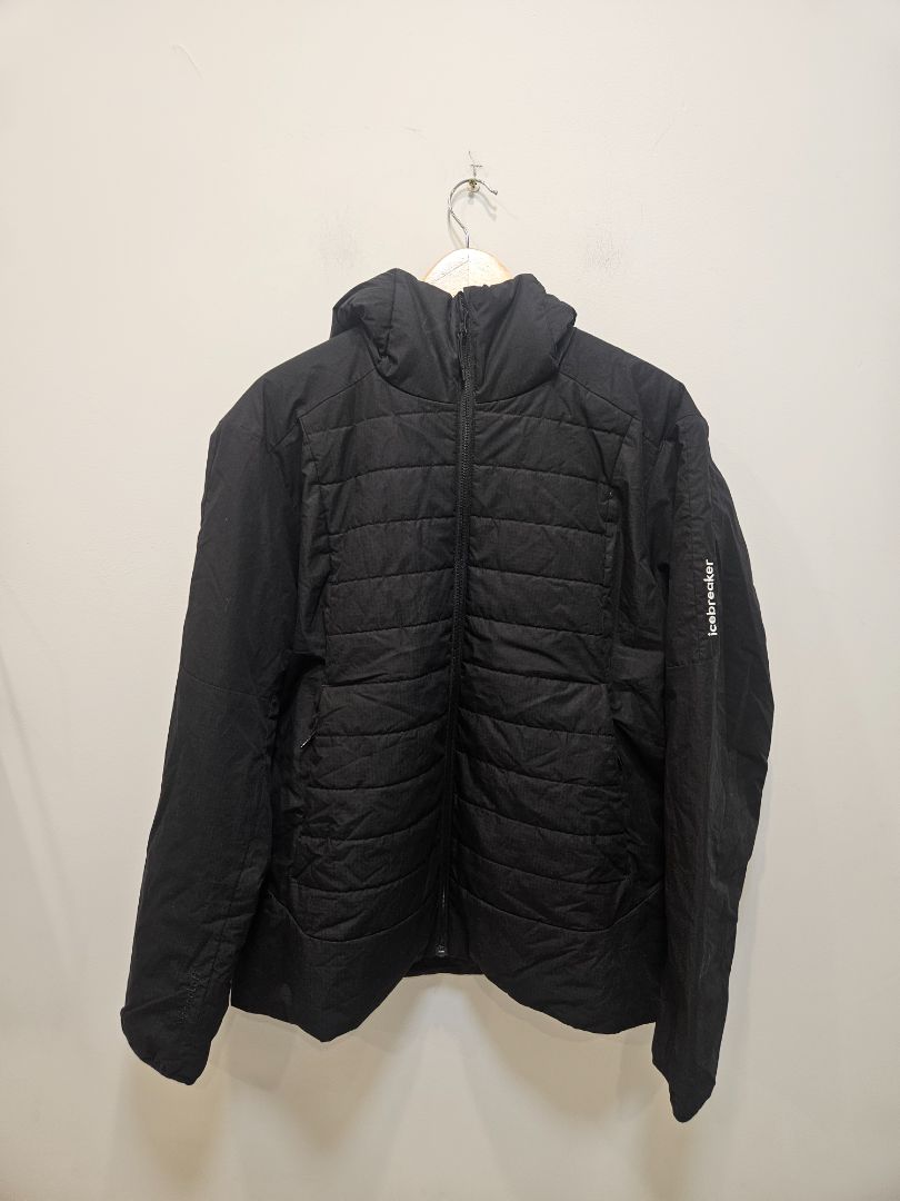 Black Icebreaker 1360 MerinoLoft Jacket, Medium