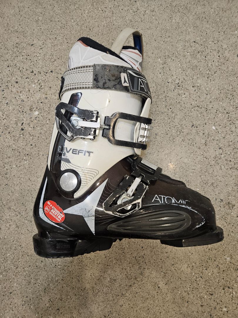 Black Atomic Livefit Silver, 25/25.5 mondo