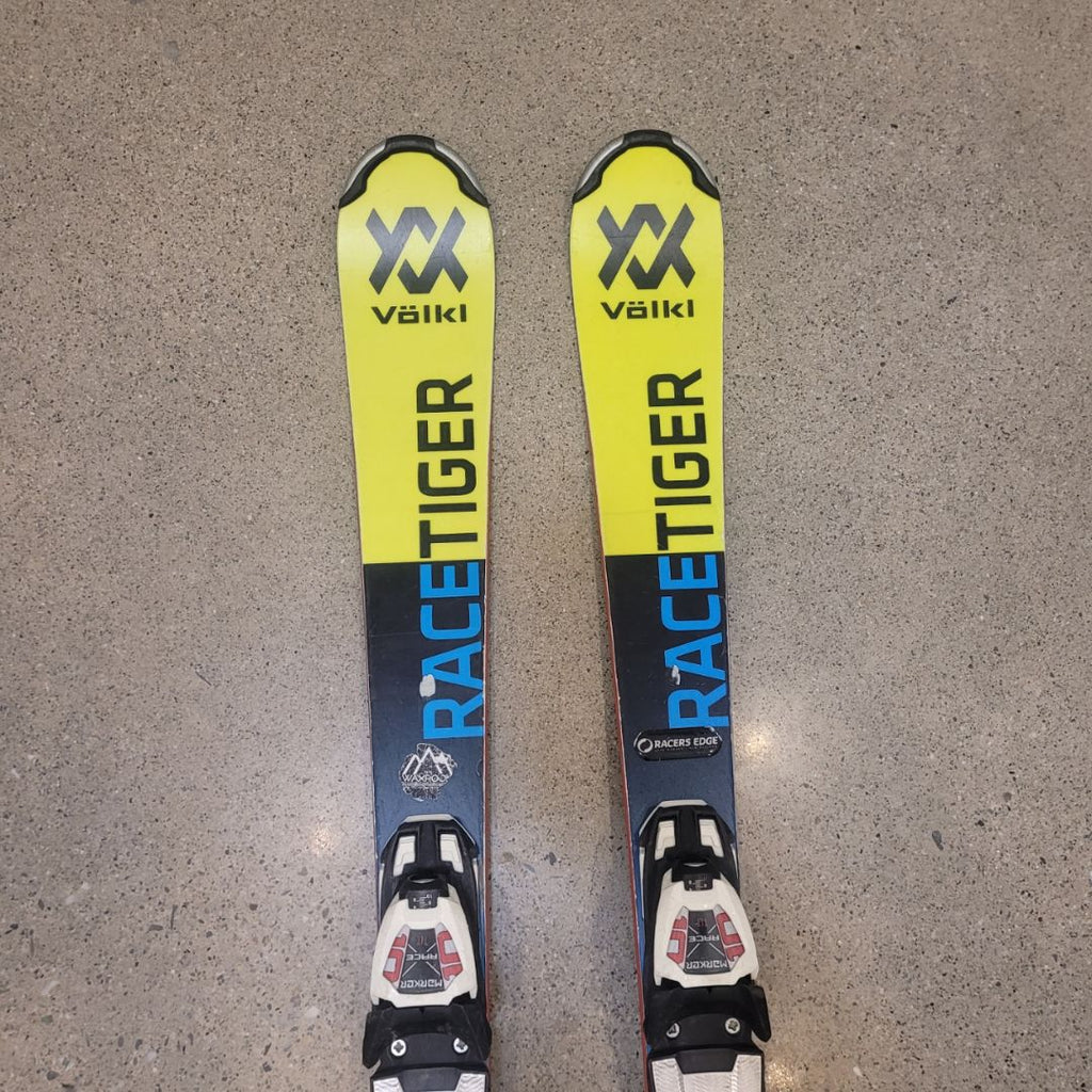 Yellow Völkl Racetiger SL 9, 124cm