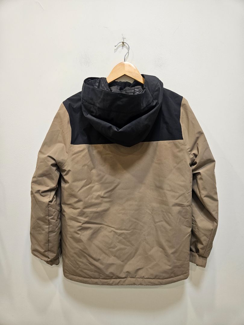 Tan Volcom Snowboard Jacket, Youth XL / 16