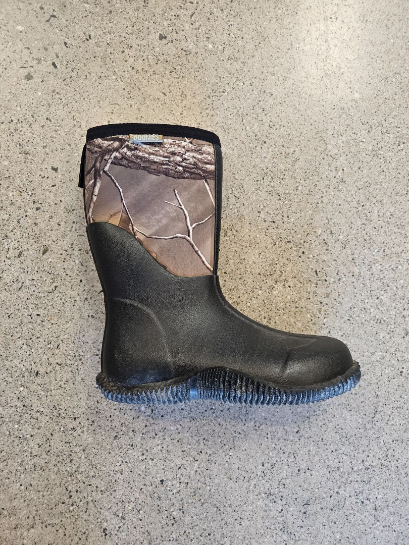 Black Boonies Youth Camo Gumboots, UK 4 / US 5