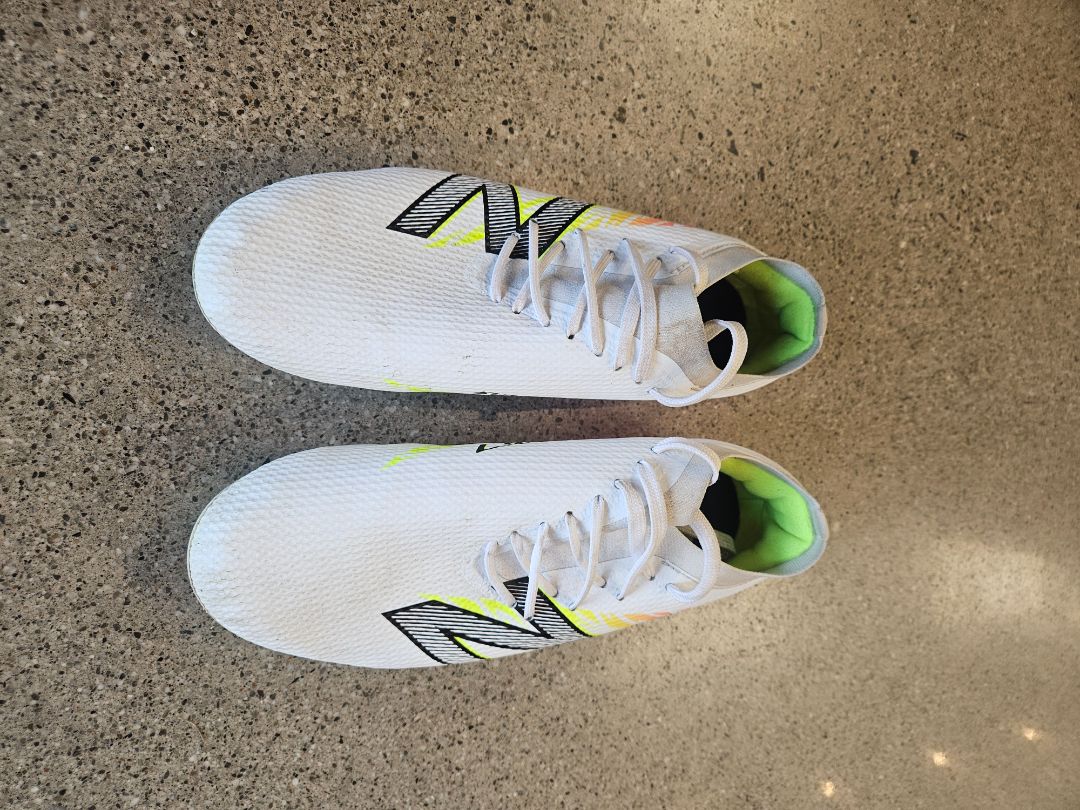 White New Balance Furon v7 Destroy FG, EU 42.5 / US 9