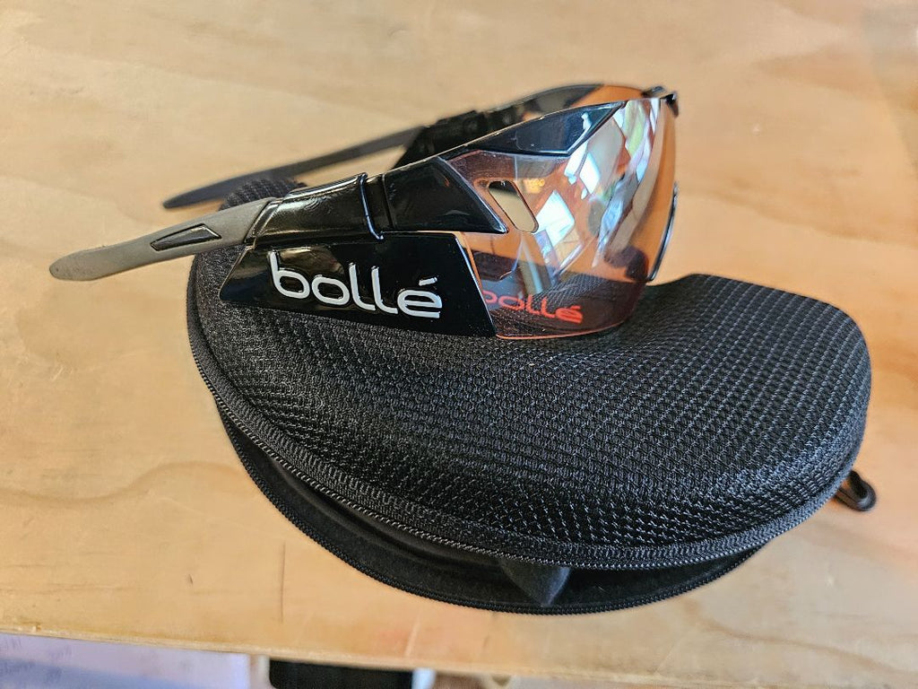 Black Bollé Shield Sunglasses, L