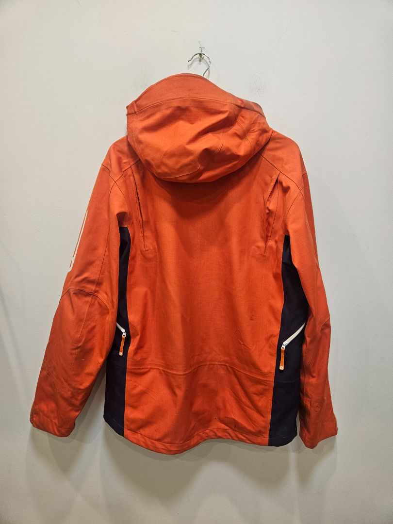 Orange Salomon Clima Pro Storm Jacket, M