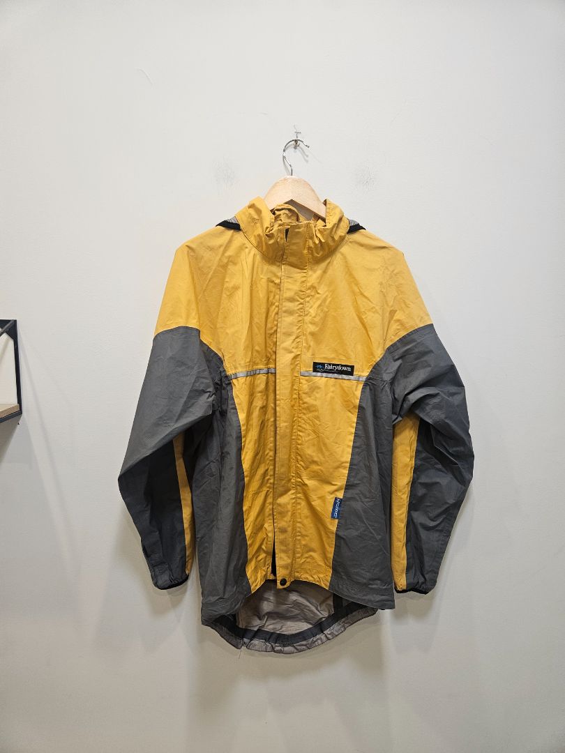Yellow Fairydown Hydrotech Shell Jacket, S