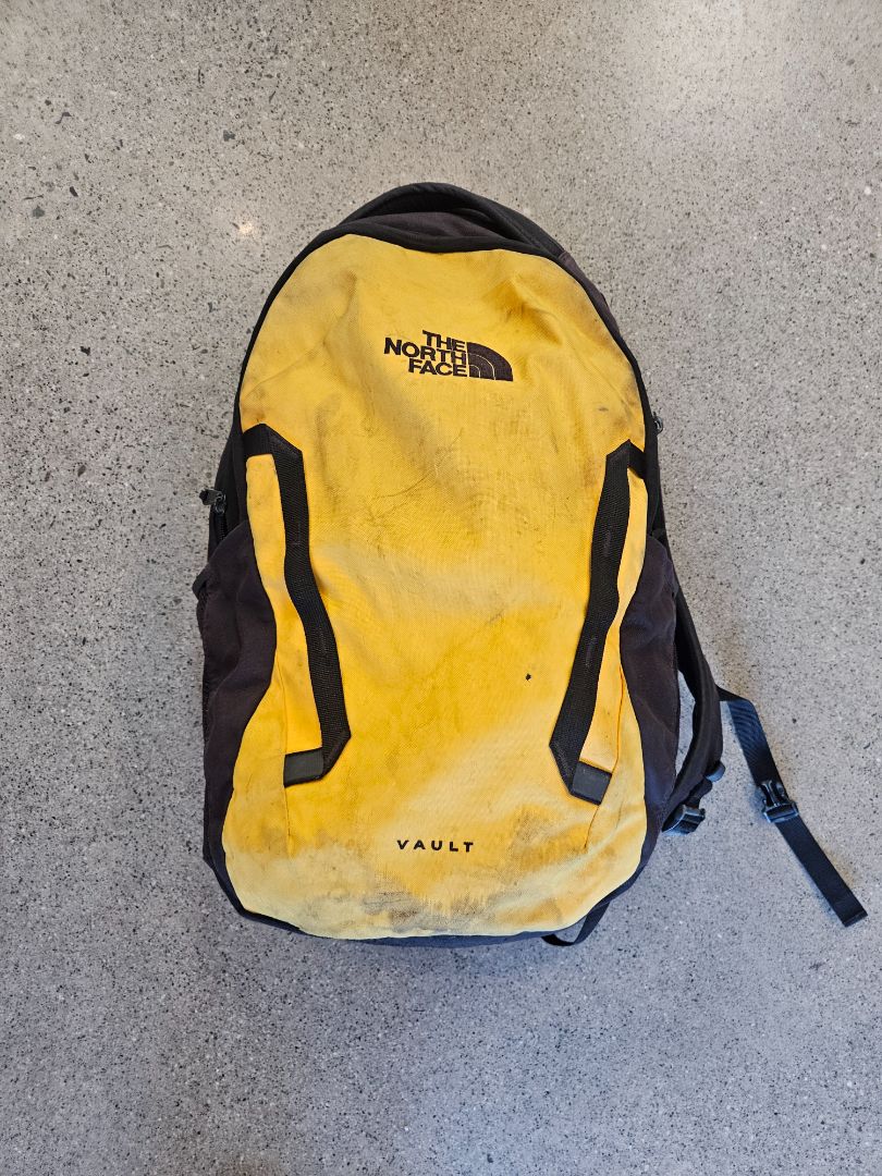 Yellow The North Face Vault Backpack, Daypack