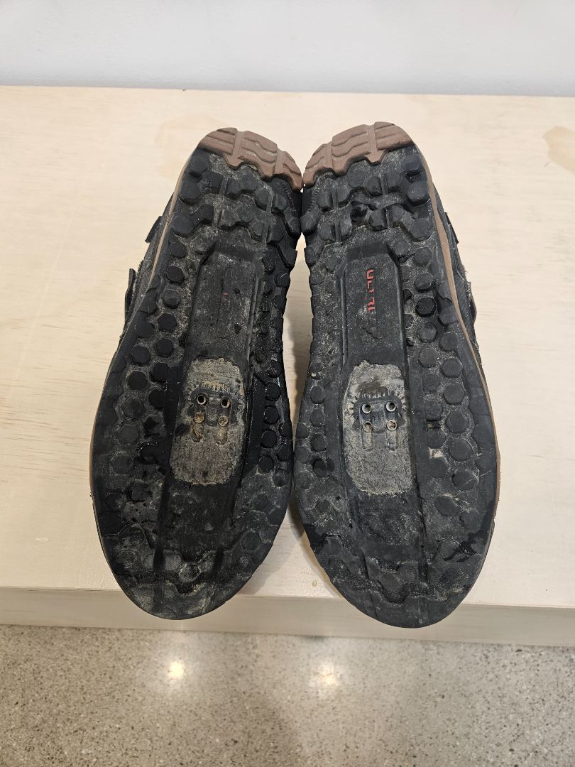 Green Shimano Clipless MTB Shoes, EU 42