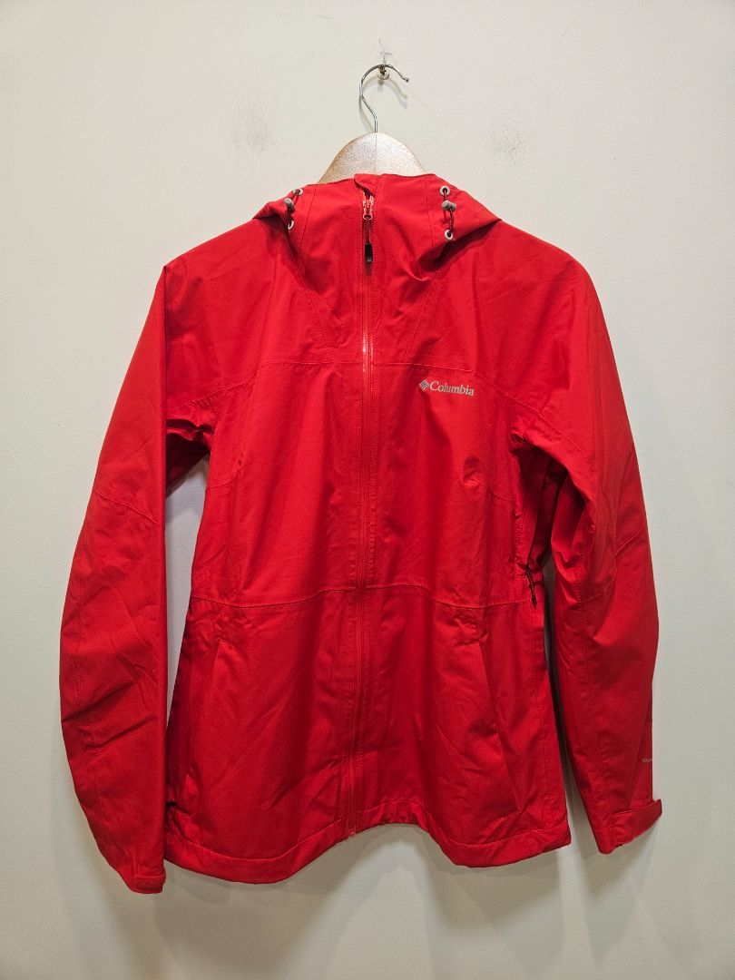 Red Columbia Omni-Tech Jacket, S