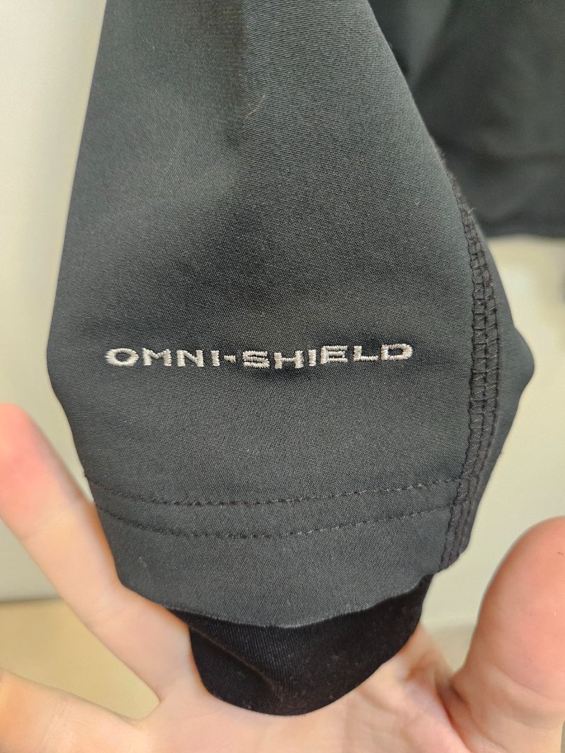 Black Columbia Titanium Omni-Shield Jacket, XS
