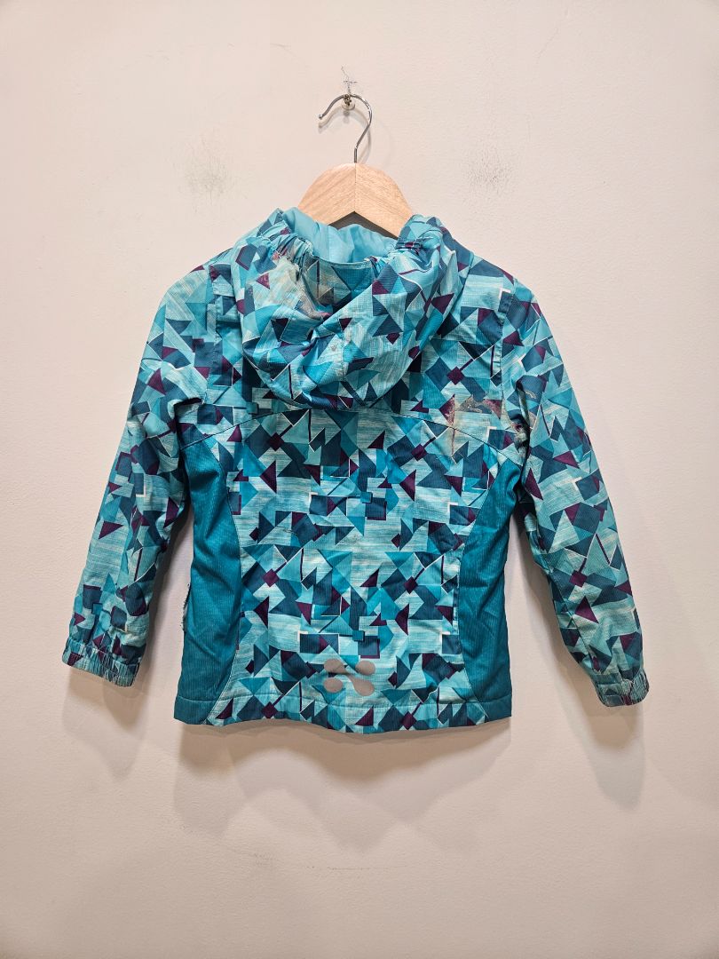 Turquoise Rojo Ski Jacket, XS / 4–5Y