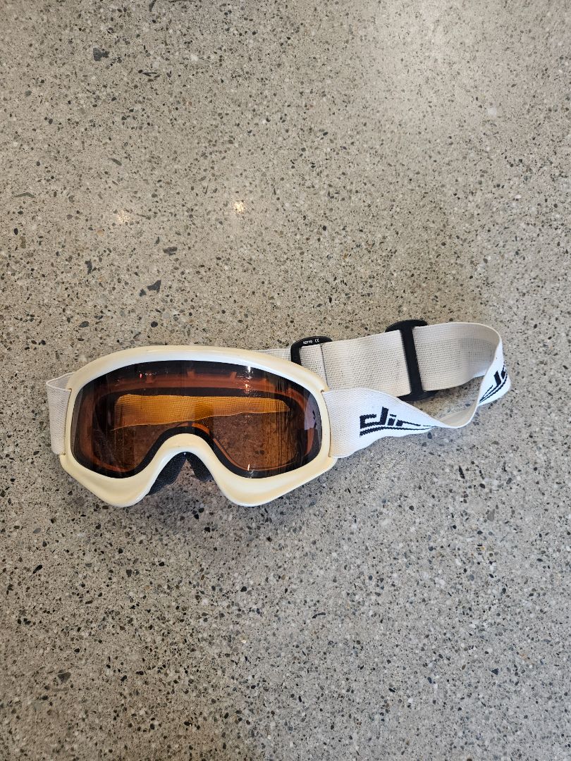 White Dirty Dog Snow Goggles, Youth