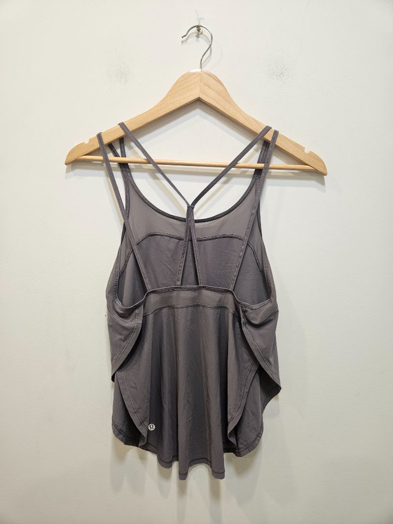 Grey Lululemon Mesh Strappy Tank, Small