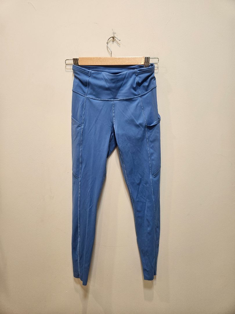 Blue Lululemon Pocket Leggings, Lululemon 4 / Women's XS-Small