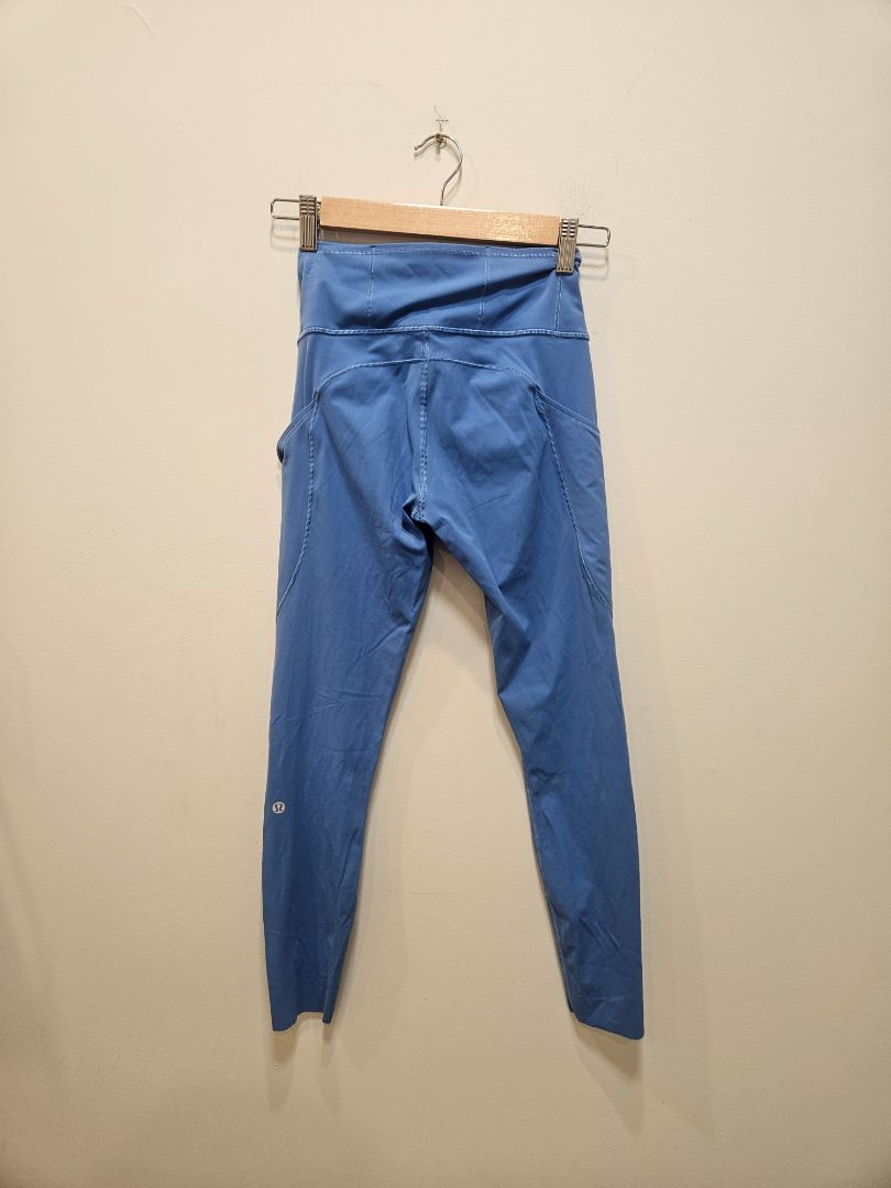 Blue Lululemon Pocket Leggings, Lululemon 4 / Women's XS-Small