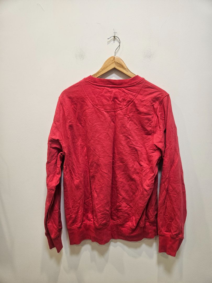 Red Macpac Cotton Crew Sweatshirt, Women's 12