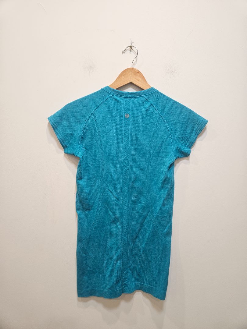 Teal Lululemon Swiftly Tech Tee, Small