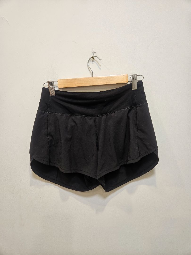 Black Lululemon Running Shorts, Lululemon 4 / Women's XS-Small