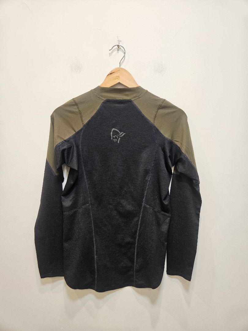 Olive Norrøna Technical Long Sleeve, Women's Small