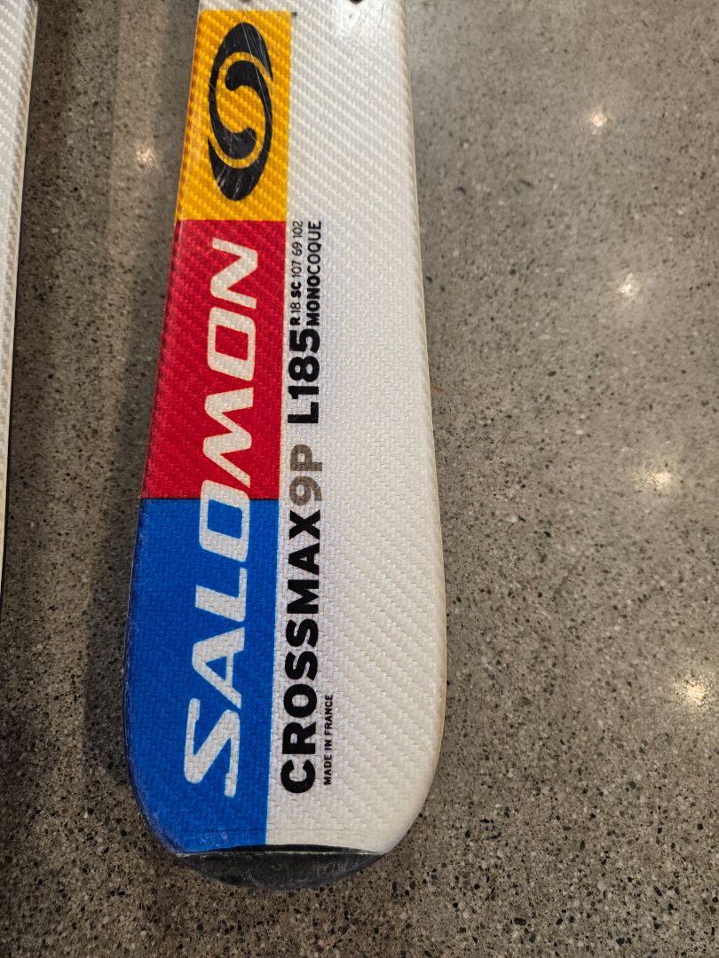 White Salomon Crossmax 9P, 185 cm