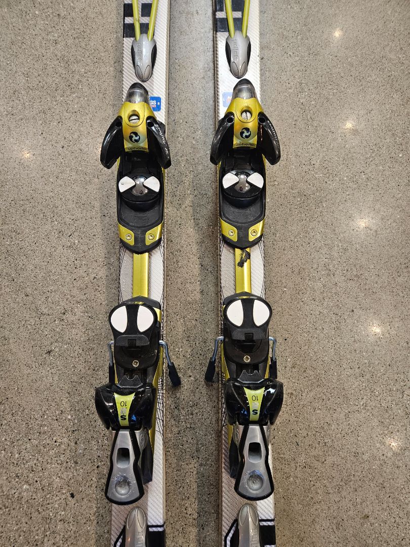 White Salomon Crossmax 9P, 185 cm