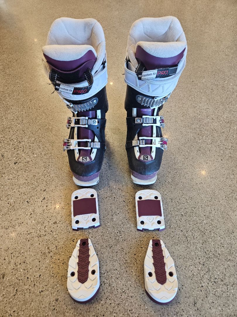 Burgundy Salomon QST Pro 100 W, Mondo 24