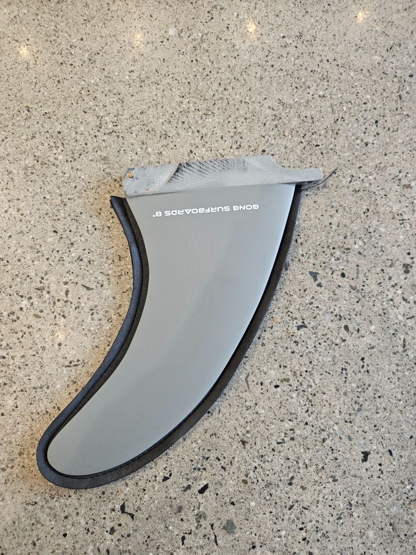 Grey Gong 8" Centre Fin, 8"